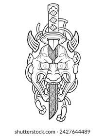 japanese tattoo coloring page, japanese tattoo, tattoo coloring page, japanese art