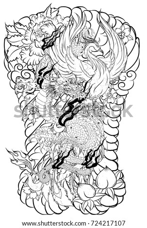 japanese tattoo outline designs