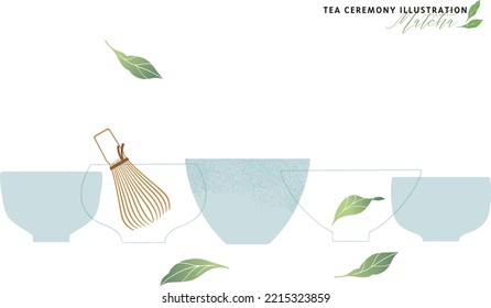 Japanese tea ceremony image illustration