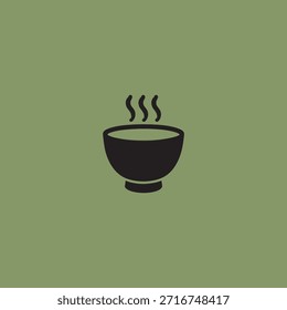 Japanese tea cup icon flat vector design.