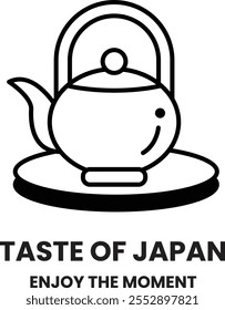 uma ilustração do logotipo do chá japonês