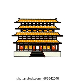 Japanese temple building