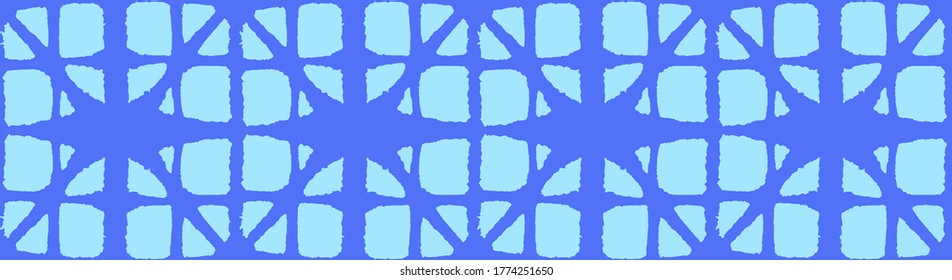 Japanese Tie Dye Seamless Pattern. Glamour Kimono Fabric. Luxurious Japanese Clothes Print. Bohemian Geometric Asian Tie Dye Texture. Organic Shibori Seamless Pattern. Soft Shell Arc Design