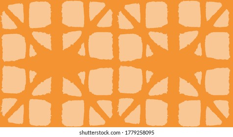 Japanese Tie Dye Seamless Pattern. Glamour Kimono Textile. Geometric Bohemian Asian Tie Dye Design. Soft Arc Curve Print Luxurious Japanese Clothes Pattern. Retro Shibori Seamless Pattern.