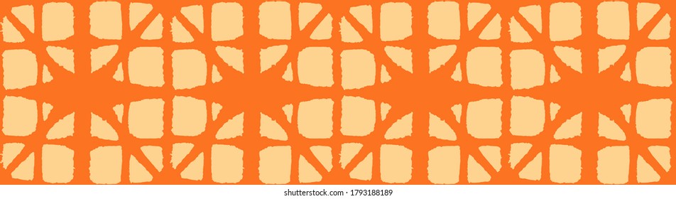 Japanische Tie Färbung Nahtlose Muster. Böhmische Geometrische asiatische Tie-Textur. Böhmischer Kimono-Stoff. Organisches Shibori Nahtloses Muster. Reiche VIP japanische Kleidung Muster. Boho Arc Curve Print