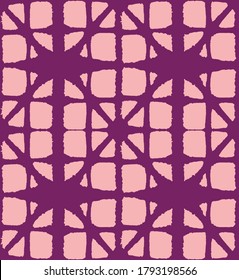 Japanese Tie Dye Seamless Pattern. Bohemian Geometric Asian Tie Dye Design. Luxurious Japanese Clothes Pattern. Vintage Shibori Seamless Pattern. Glamour Kimono Textile. Boho Curve Arc Print