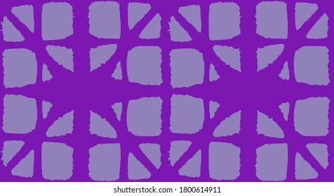 Japanese Tie Dye Seamless Pattern. Luxurious Japanese Clothes Texture. Geo Shape Curve Print Glamour Kimono Textile. Artistic Shibori Seamless Pattern. Geometric Bohemian Asian Tie Dye Pattern.
