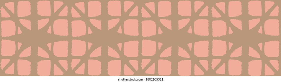 Patrón Seamless De Tye Japonés. Patrón de ropa japonesa de lujo. Kimono Textil Bohemio. Curva De Cubierta Deco Diseño De Textura Geométrica Bohemia Asiática De Tejido. Patrón vintage Shibori Seamless.