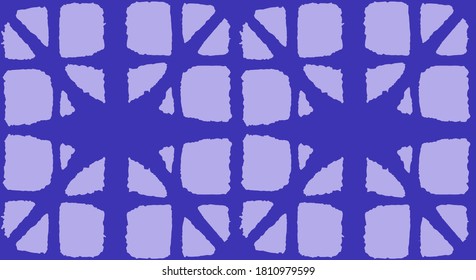 Japanese Tie Dye Seamless Pattern. Artistic Shibori Seamless Pattern. Elegant Kimono Fabric. Luxurious Japanese Clothes Print. Soft Arc Curve Texture Bohemian Geometric Asian Tie Dye Pattern.