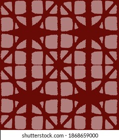 Japanische Tie Färbung Nahtlose Muster. Elegantes Kimono Textil. Deco Arc Shape Design Böhmische Geometrische asiatische Tie Textur. Künstlerisches Shibori Nahtloses Muster. Reiche VIP japanische Kleidung Muster.