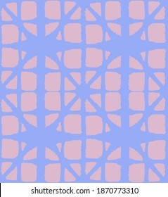 Japanese Tie Dye Seamless Pattern. Luxurious Japanese Clothes Design. Organic Shibori Seamless Pattern. Geometric Bohemian Asian Tie Dye Pattern. Soft Shell Curve Texture Bohemian Kimono Fabric.
