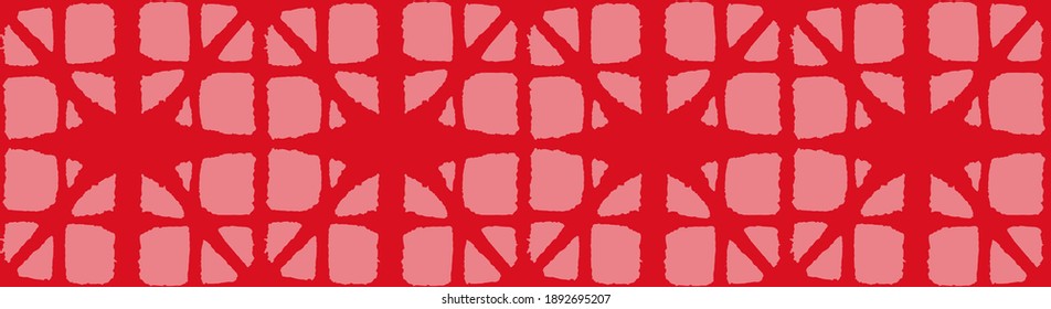 Japanese Tie Dye Seamless Pattern. Geometric Bohemian Asian Tie Dye Texture. Deco Shape Arc Pattern Premium Japanese Clothes Design. Glamour Kimono Textile. Artistic Shibori Seamless Pattern.