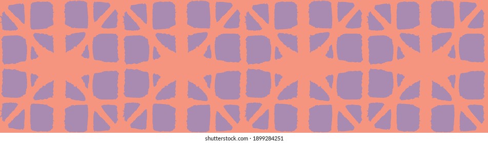 Patrón Seamless De Tye Japonés. Boho Forma El Glamour De La Textura De Arco Kimono Textil. Patrón retro Shibori Seamless. Impresión de tinte geométrico bohemio asiático. Patrón de ropa japonesa premium.