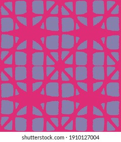Japanese Tie Dye Seamless Pattern. Bohemian Geometric Asian Tie Dye Design. Bohemian Kimono Fabric. Luxurious Japanese Clothes Pattern. Retro Shibori Seamless Pattern. Geo Arc Shape Print
