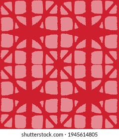 Japanese Tie Dye Seamless Pattern. Bohemian Geometric Asian Tie Dye Design. Bohemian Kimono Textile. Retro Shibori Seamless Pattern. Deco Shell Shape Texture Rich VIP Japanese Clothes Print.