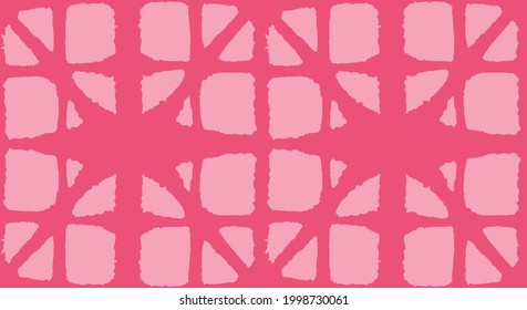 Japanese Tie Dye Seamless Pattern. Geometric Bohemian Asian Tie Dye Pattern. Elegant Kimono Fabric. Organic Shibori Seamless Pattern. Rich VIP Japanese Clothes Print. Deco Shell Shape Texture