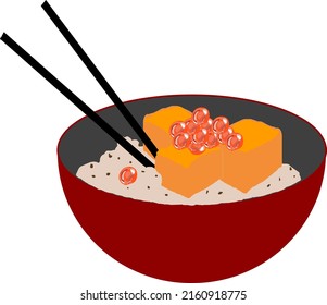 Japanese tofu bowl rice lunch Asian icon symbol isolated oriental