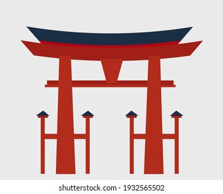 厳島神社 イラスト Stock Illustrations Images Vectors Shutterstock