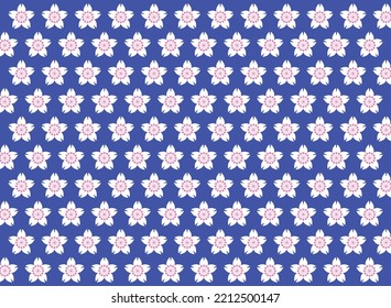 Japanese traditional background pattern of cherry blossom