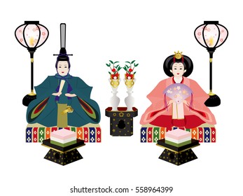 Japanese traditional culture called "doll festival"