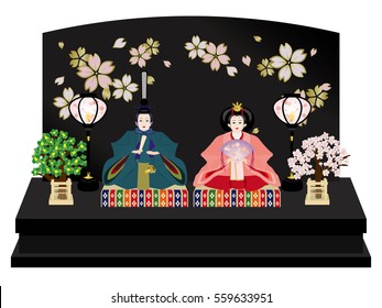 Japanese traditional culture called "doll festival"