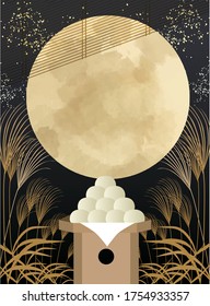 Japanese traditional event, the background image of the 15th night
