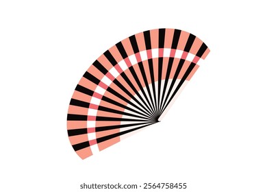 Japanese traditional fixed fan, Uchiwa.