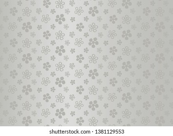 Japanese traditional  flower pattern vector background frame