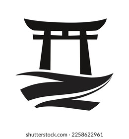 Japanese Traditional Gate, vector artwork
