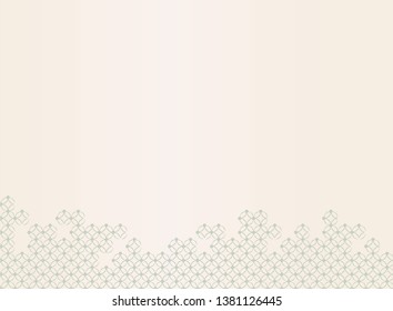 Japanese traditional geometric pattern vector background