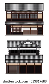 Japanese traditional houses, Machiya houses Building style