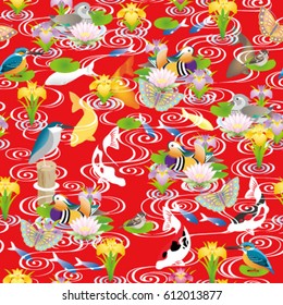 Japanese traditional pattern