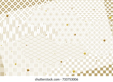 Japanese traditional pattern background