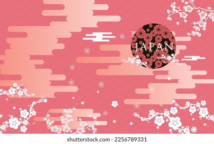 Japanese traditional pattern background design