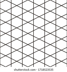 Japanese traditional pattern, hexagonal and triangular pattern