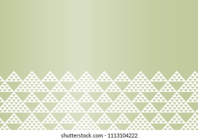 Japanese traditional pattern kimono cloud fish or snake scales background green