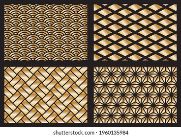 Japanese traditional Japanese pattern material
