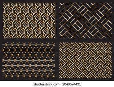 Japanese traditional Japanese pattern material