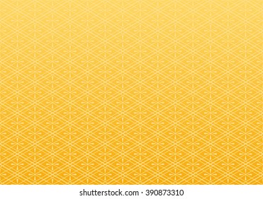 Japanese traditional pattern. orange background.