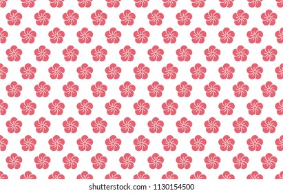 Japanese traditional pattern, seamless vector illustration. Horizontally and vertically repeatable.