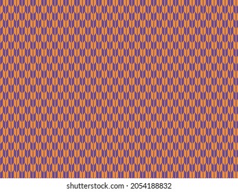Japanese traditional pattern Yagasuri background in purple and orange Halloween colors, wallpaper