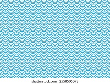 Japanese traditional seamless patterns Vector