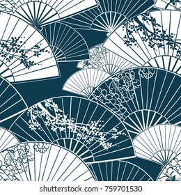 japanese traditional vector illustration fun pattern peony sakura 