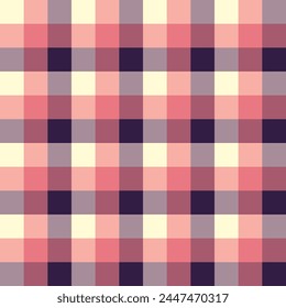 Japanese Tribal Checkered Vector Seamless Pattern