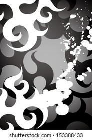 Japanese tribal pattern-dark