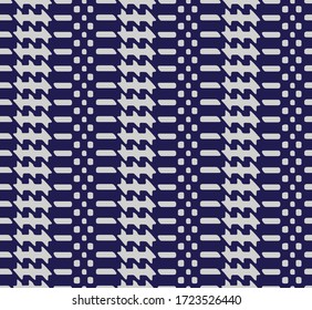 Japanese Tribal Zig Zag Vector Seamless Pattern