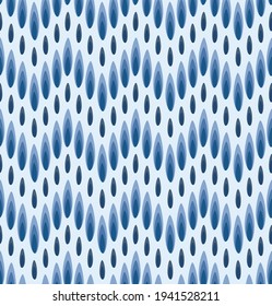 Japanese Tribal Zigzag Vector Seamless Pattern
