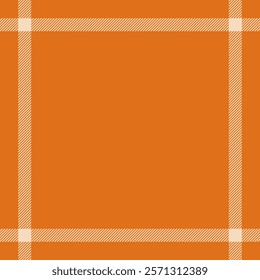 Japanese vector background fabric, flow texture seamless plaid. Ethnicity pattern textile check tartan in orange and light colors palette.