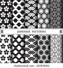 japanese vector pattern,pattern fills, web page background,surface textures