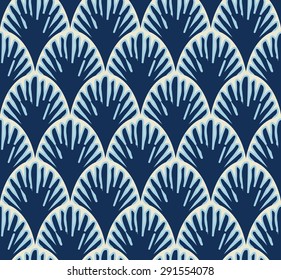 Japanese vector seamless pattern